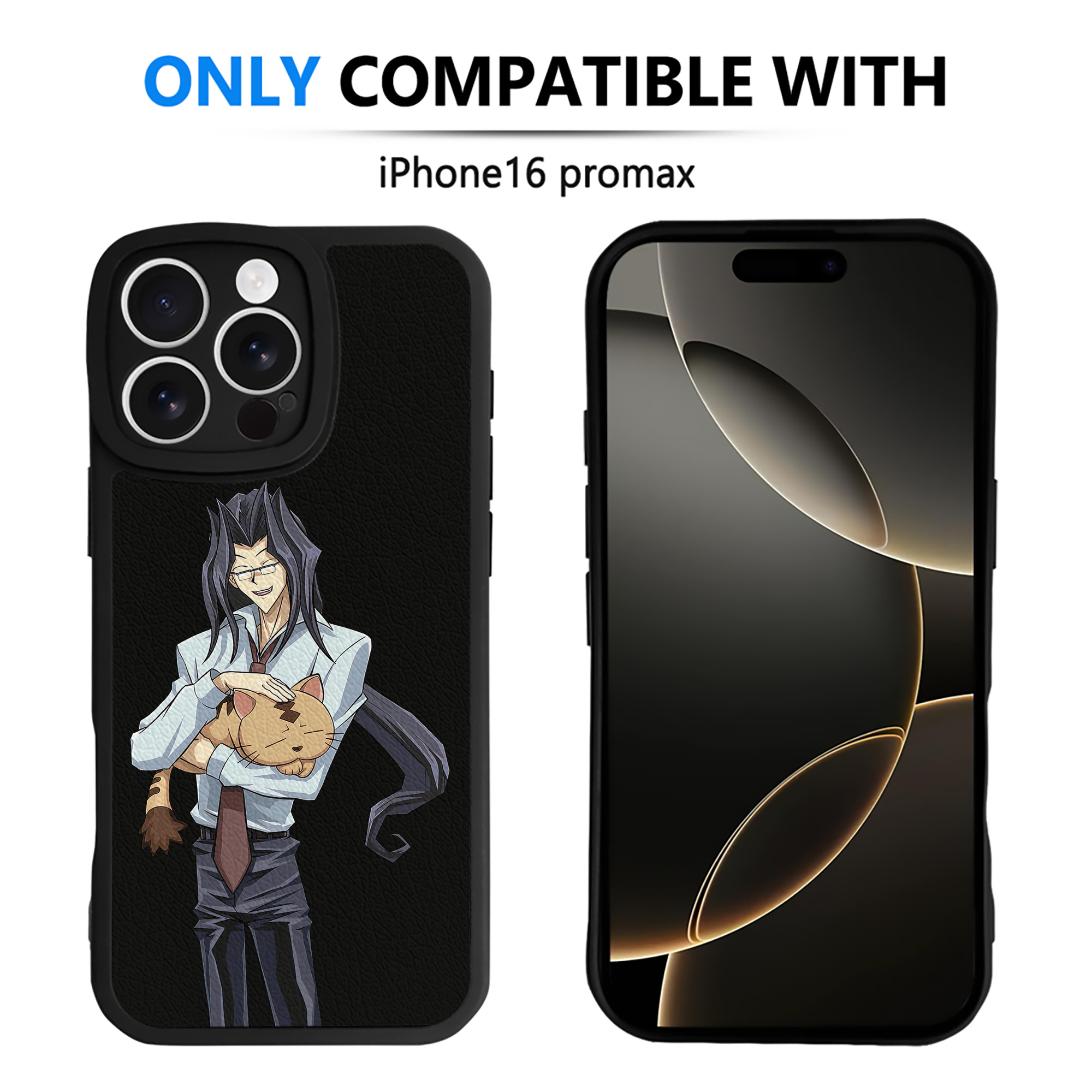 （画像用） 遊☆戯☆王 Yu-Gi-Oh! 【iPhone 16シリーズ対応】シリコンスマホケース（レザー調） 材質：シリコン
